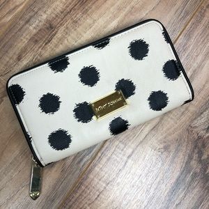Betsey Johnson polka dot wallet